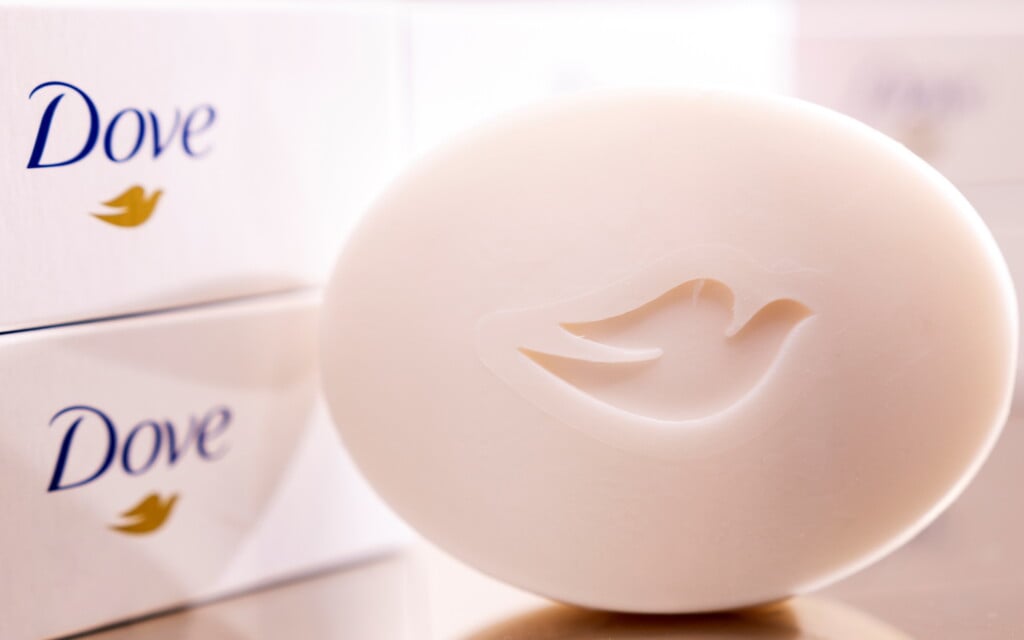 Illustration Of Dove Soaps