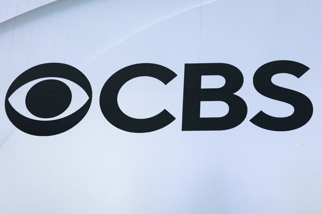 The Cbs Broadcasting Logo Outside The Cbs Broadcast Center In New York
