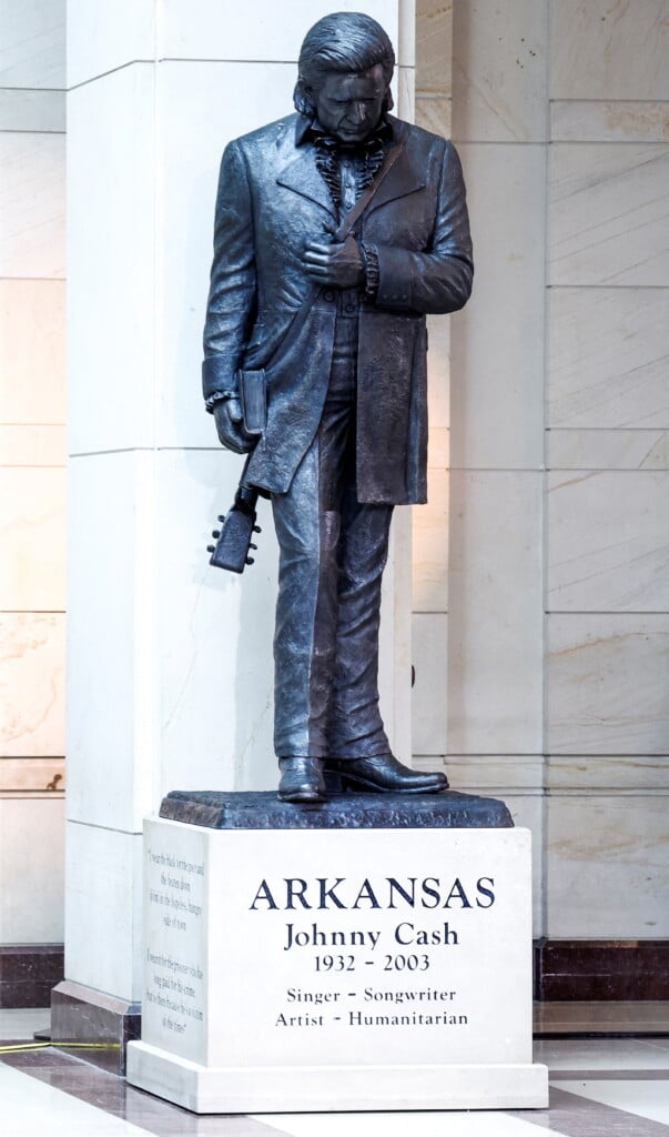 Statue Of Late Country Singer Cash Is Unvelied At U.s. Capitol In Washington