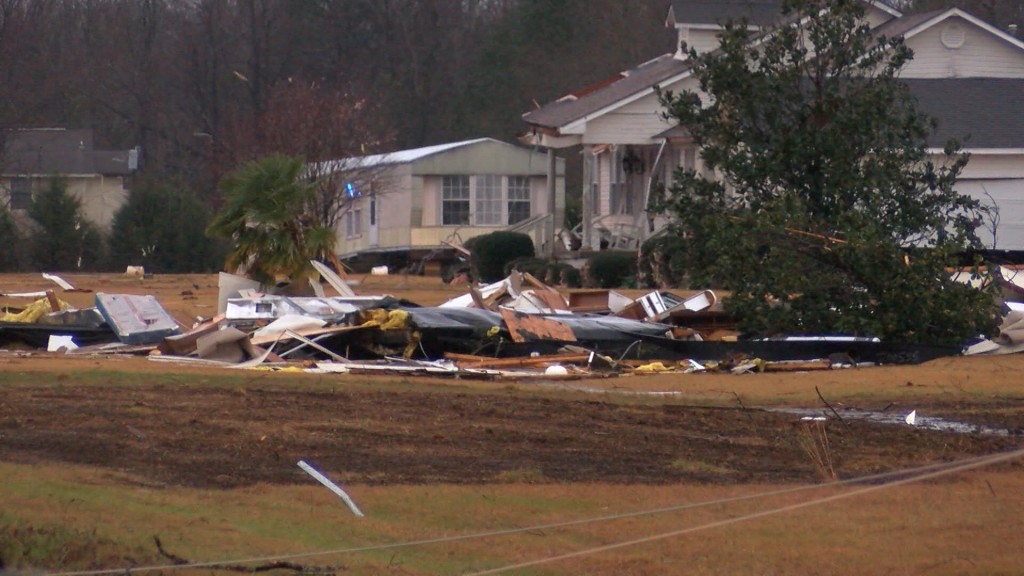 Sawyerville Tornado Damage