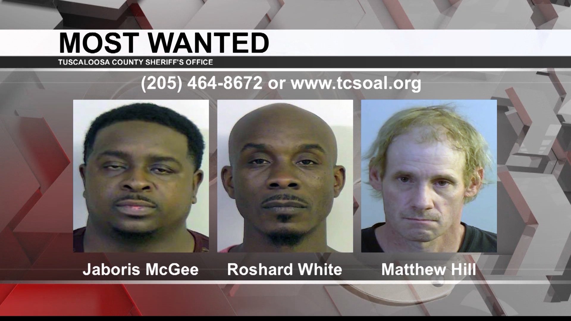 Tuscaloosa's Most Wanted: March 30, 2022 - WVUA 23