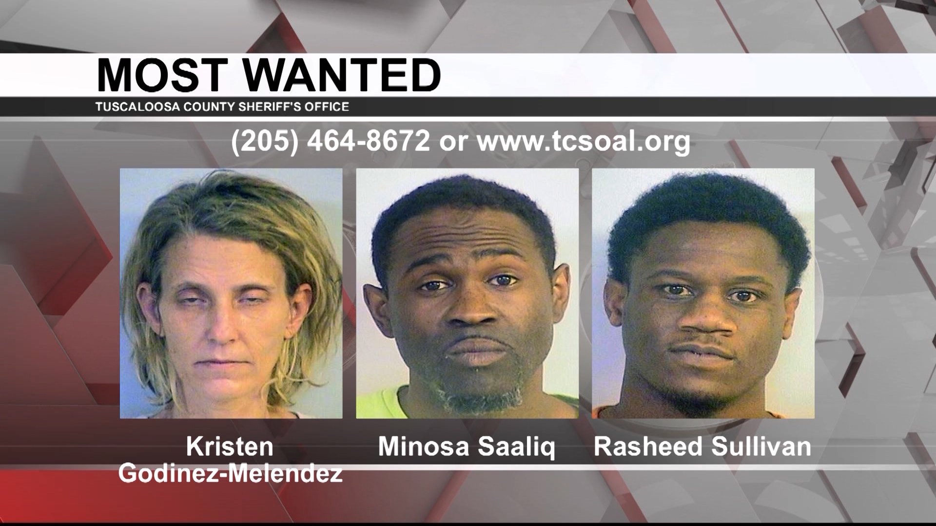 Tuscaloosa's Most Wanted: April 27, 2022 - WVUA 23