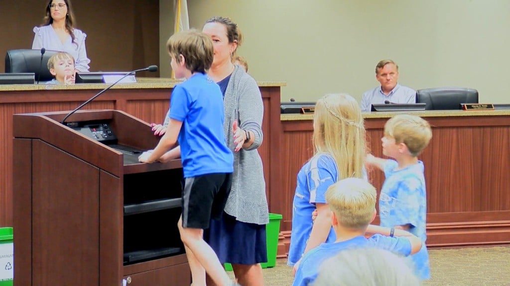 Northport Elementary Visits City Council