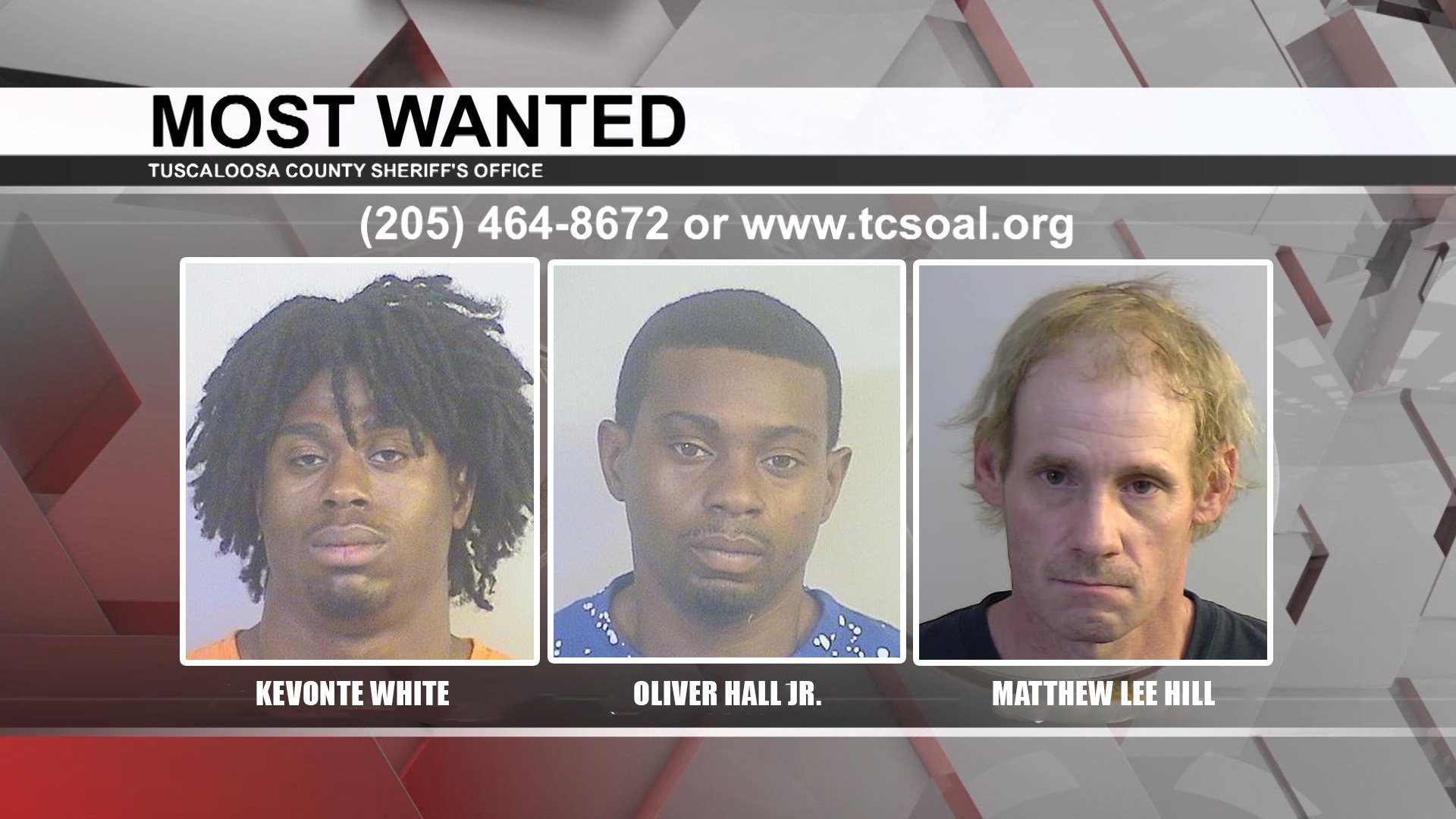 Tuscaloosa's Most Wanted: May 18, 2022 - WVUA 23