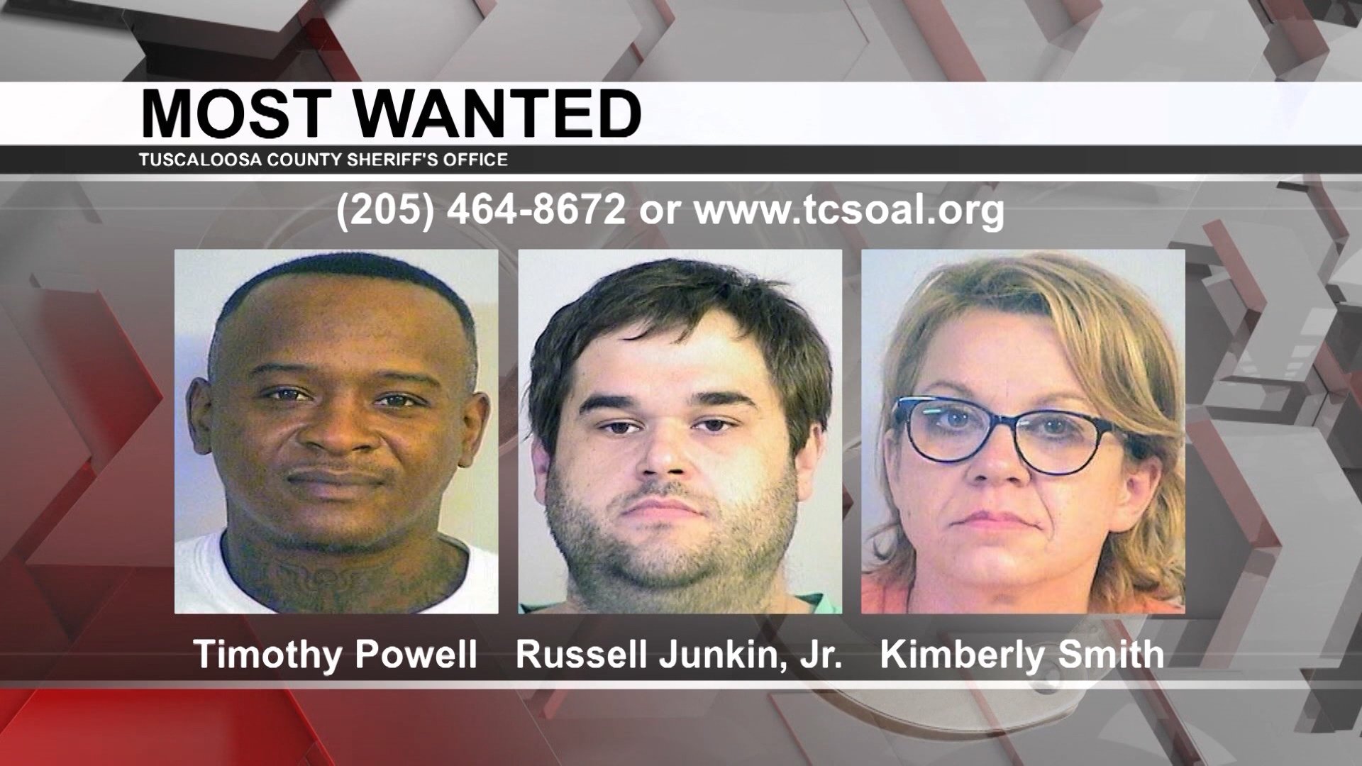 Tuscaloosa's Most Wanted: Aug. 4, 2022 - WVUA 23