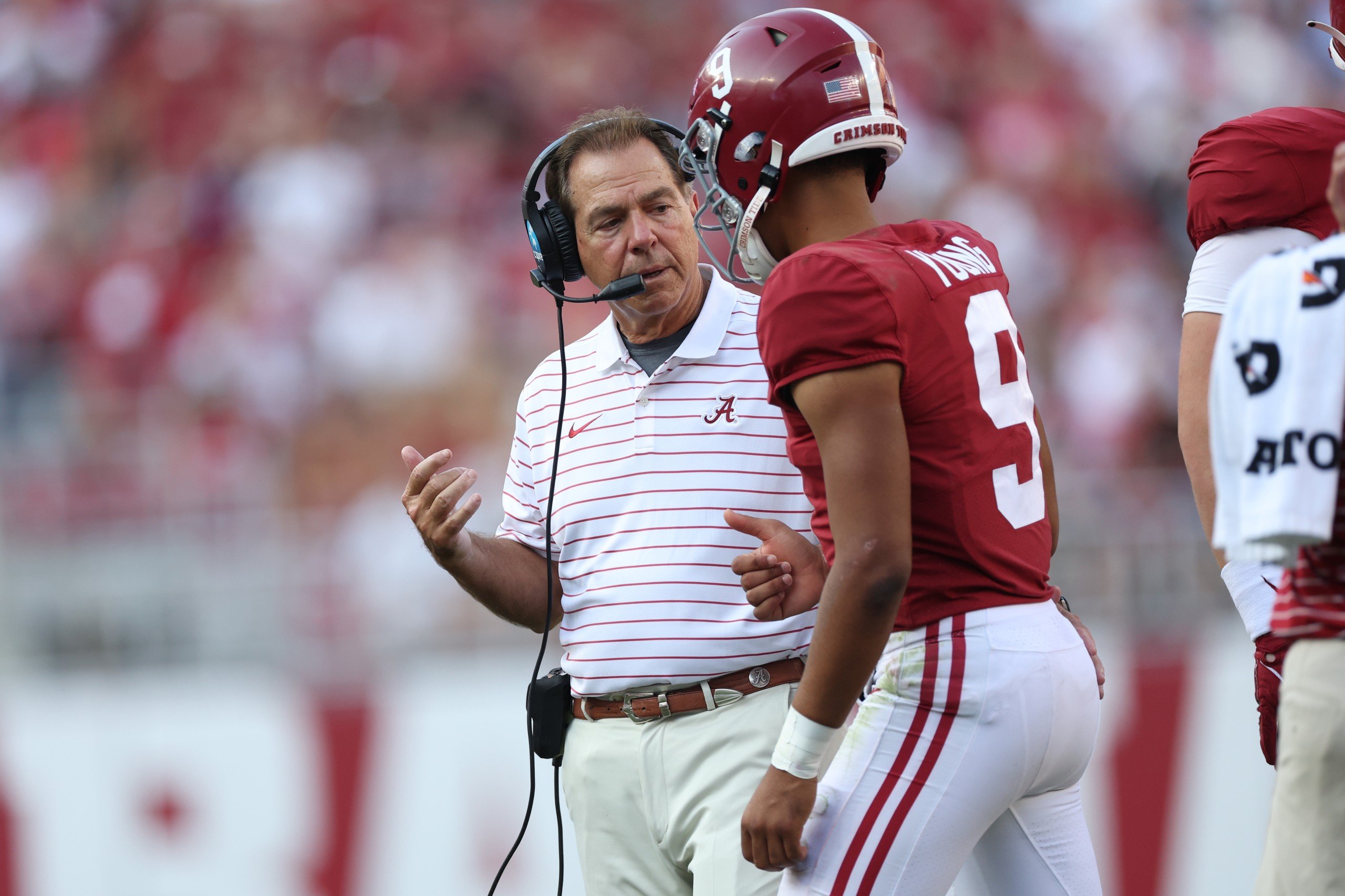 Alabama coach Nick Saban shares update on Bryce Young shoulder injury