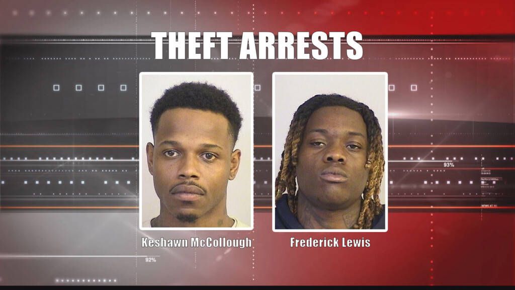 Theft Arrests Mccollough Lewis
