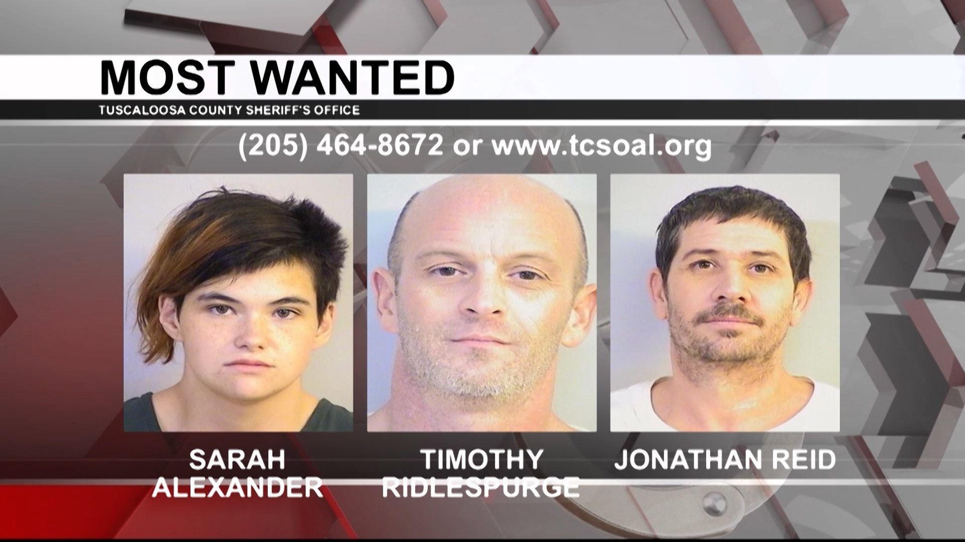 Tuscaloosa's Most Wanted: April 20, 2023 - WVUA 23