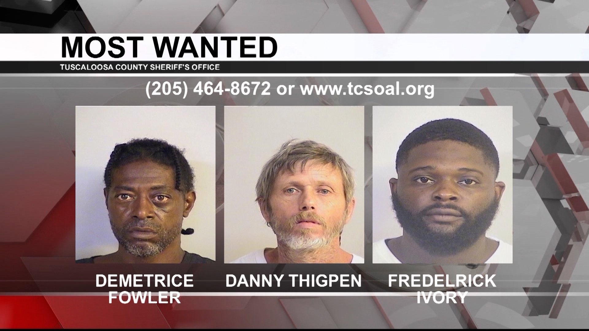 Tuscaloosa's Most Wanted: May 18, 2023 - WVUA 23