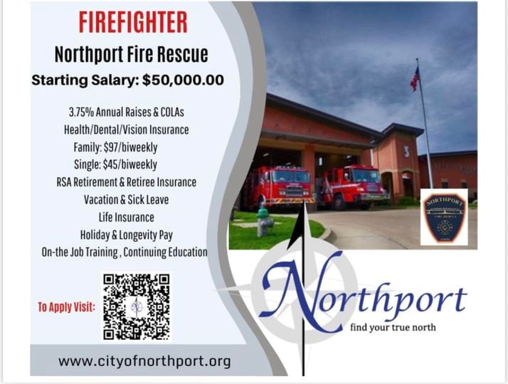 Firefighter Hiring Graphic