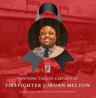Firefighter Jordan Melton