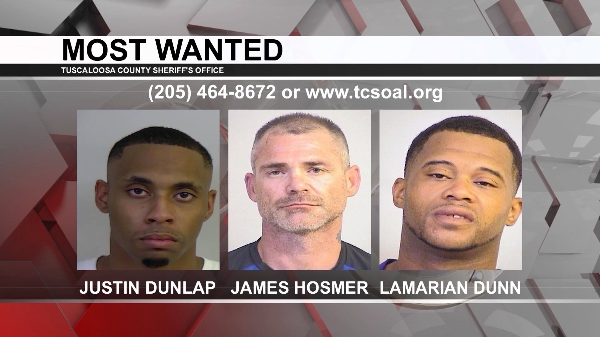 Tuscaloosa's Most Wanted: July 19, 2023 - WVUA 23