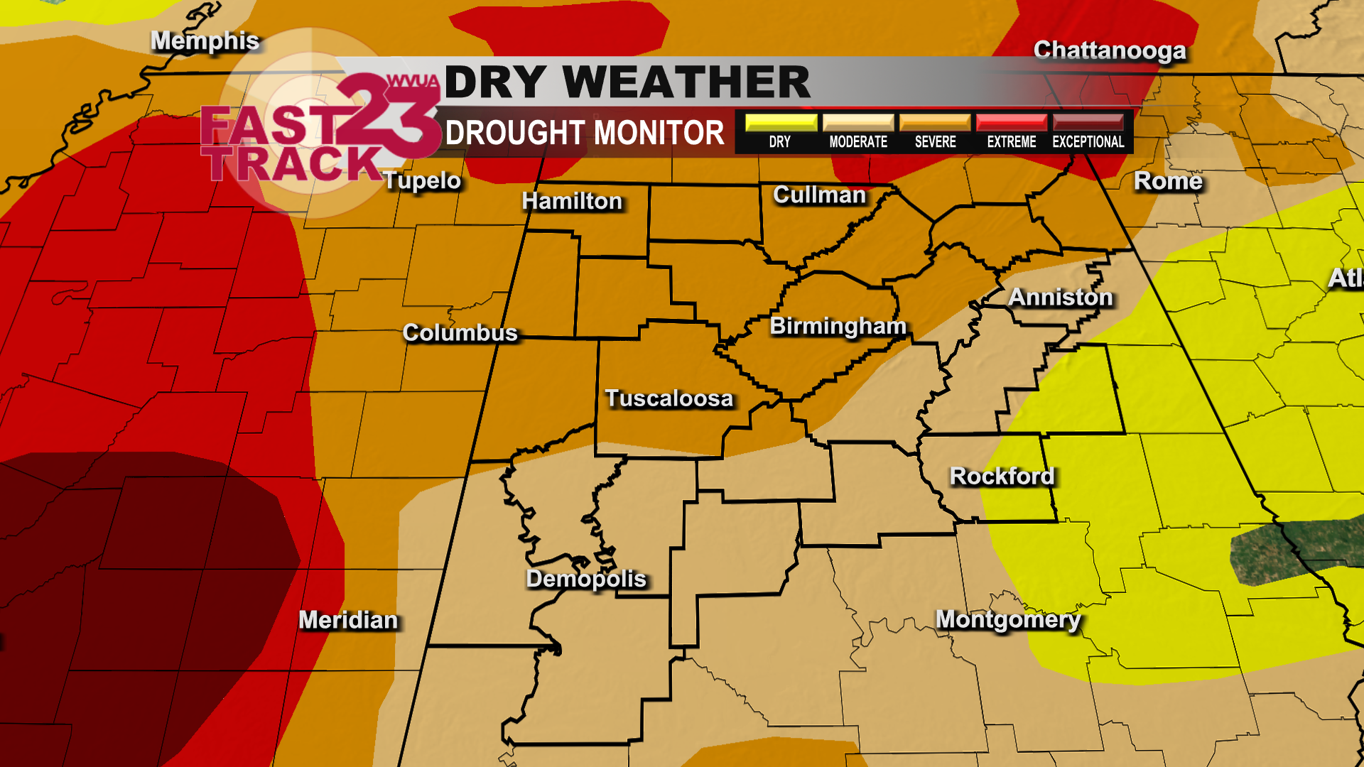 Drought and Wildfire Danger Continues! - WVUA 23