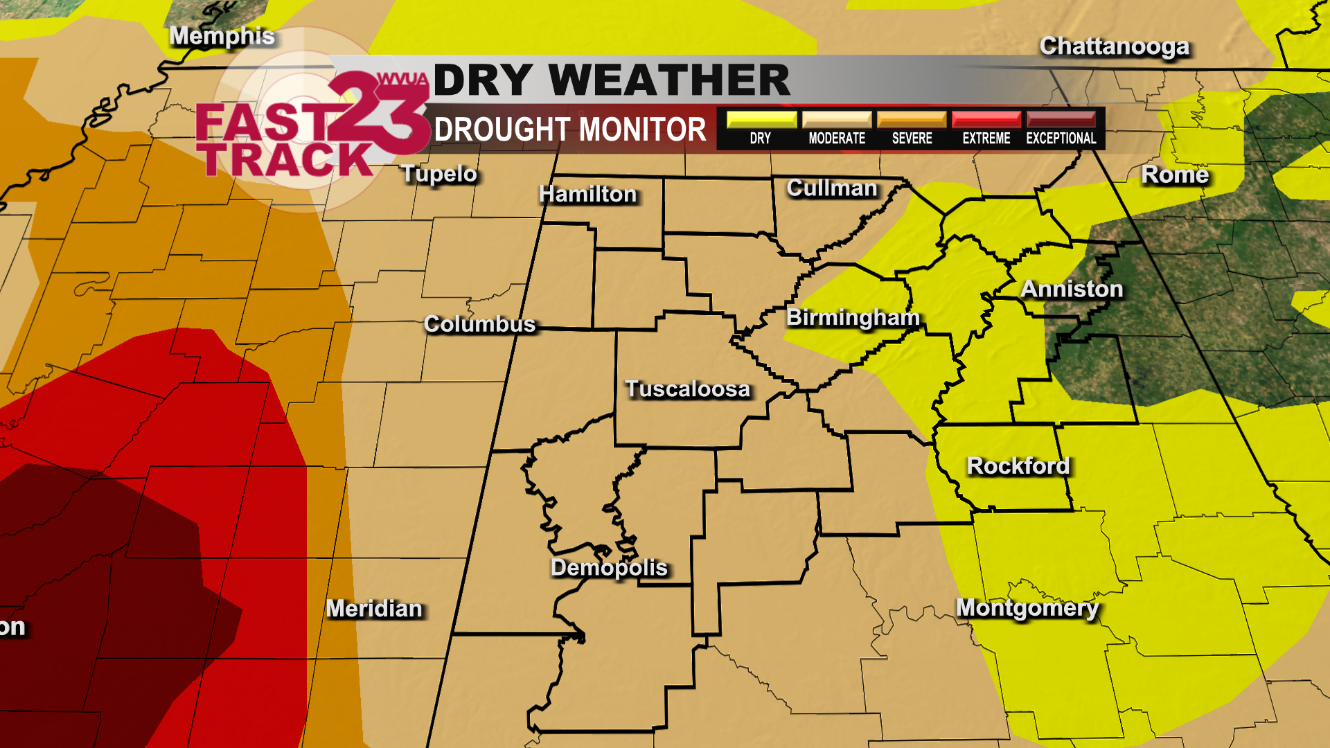 Drought concerns increasing across Alabama - WVUA 23