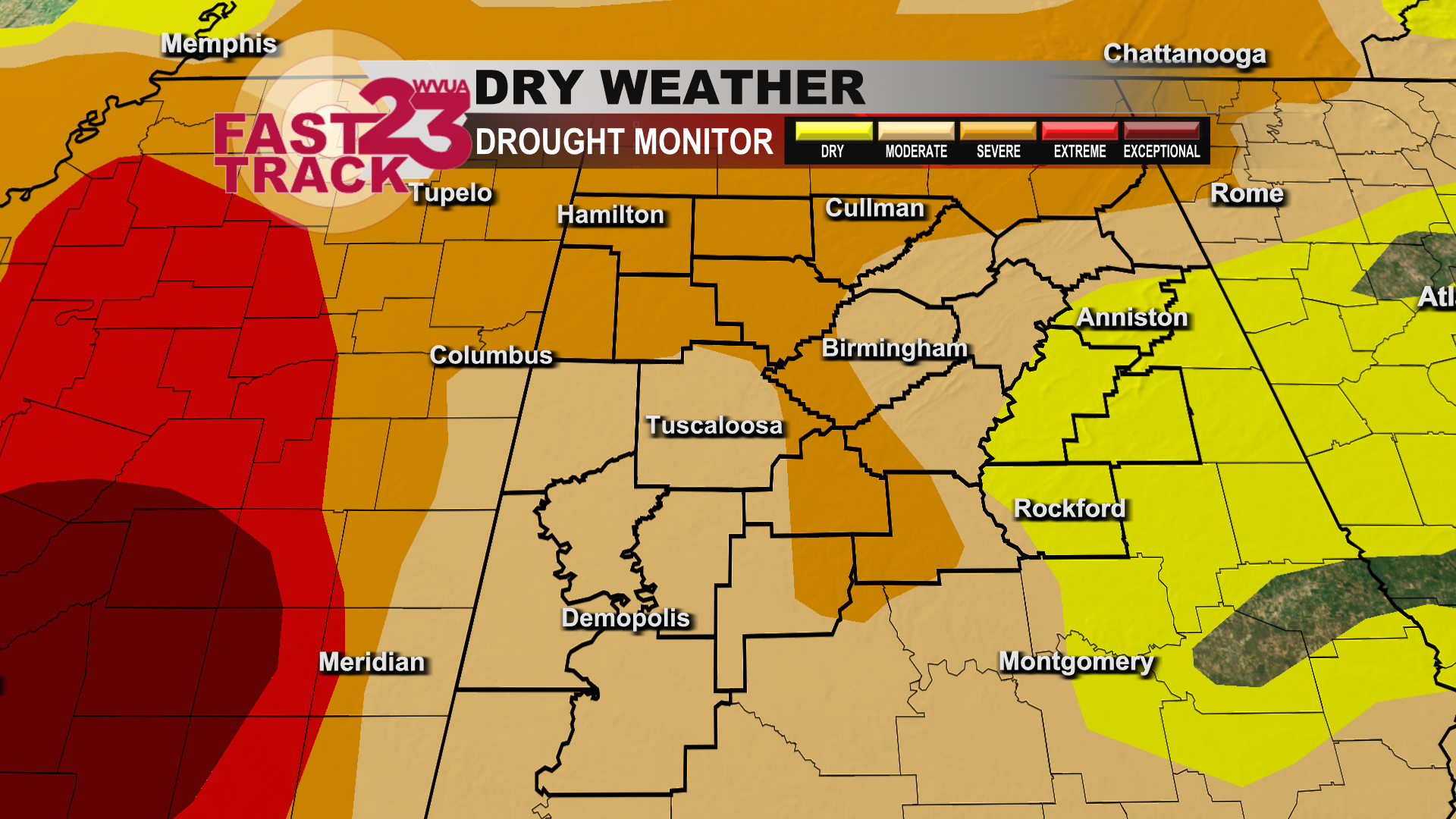 Drought is Getting Worse... New Drought Monitor Update - WVUA 23