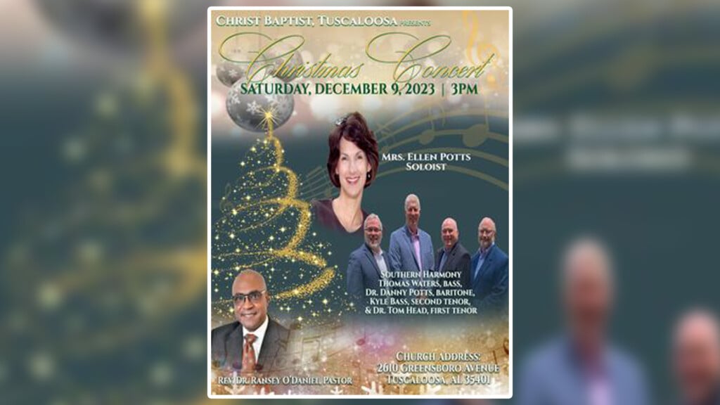 Join Christ Baptist Church Dec. 9 for its inaugural Christmas concert