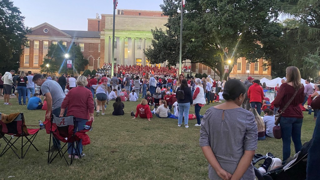 University Of Alabama Fans Homecoming