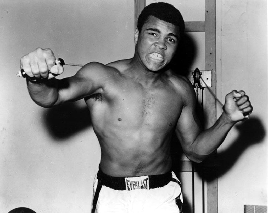 Muhammad Ali Close Up BW 10x8 Photo 