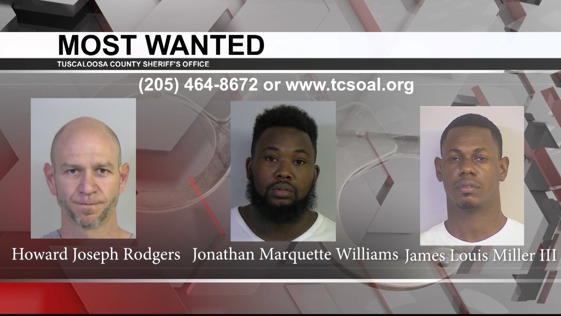 Tuscaloosa’s Most Wanted: March 3, 2021 - WVUA 23