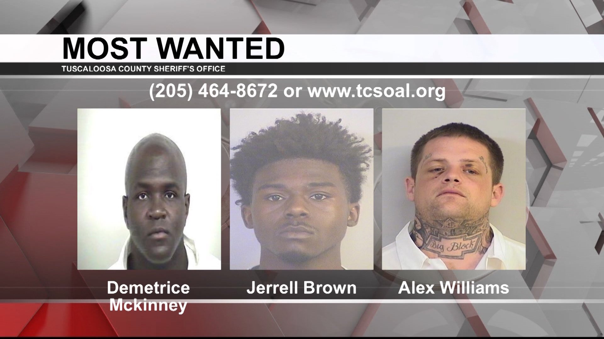 Tuscaloosa’s Most Wanted: Nov. 24, 2021 - WVUA 23