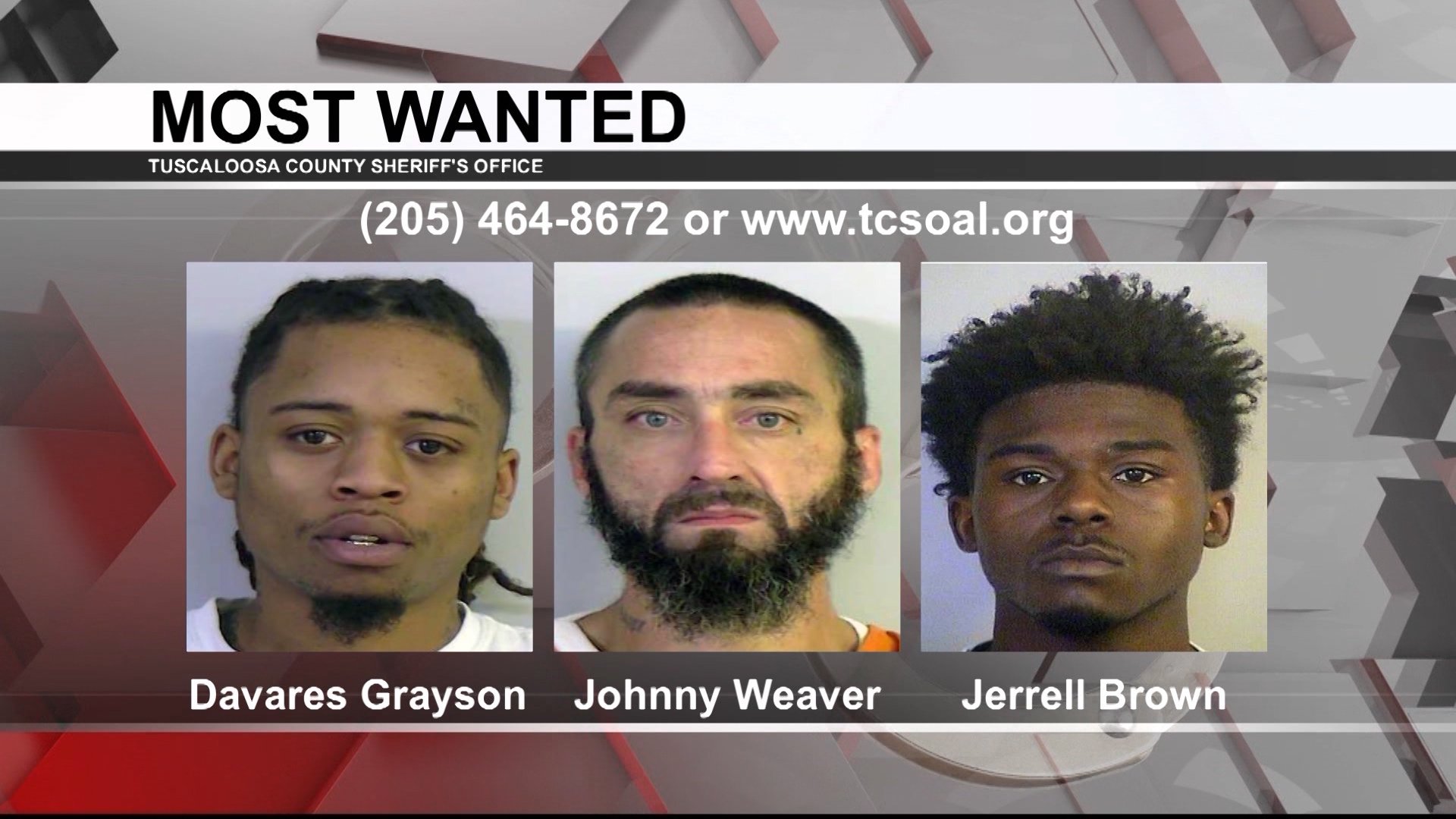 Tuscaloosa’s Most Wanted: June 23, 2021 - WVUA 23