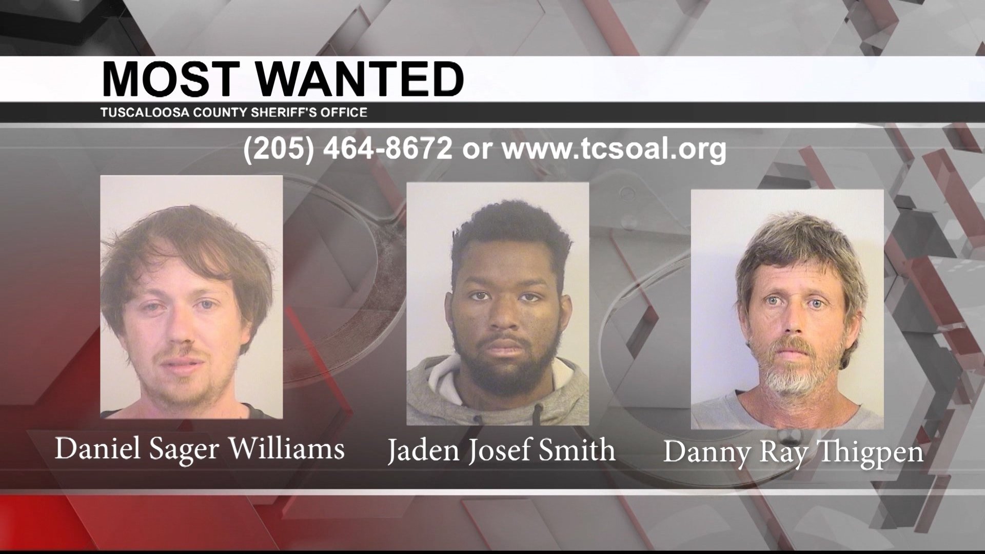 Tuscaloosa’s Most Wanted: Jan. 13, 2021 - WVUA 23