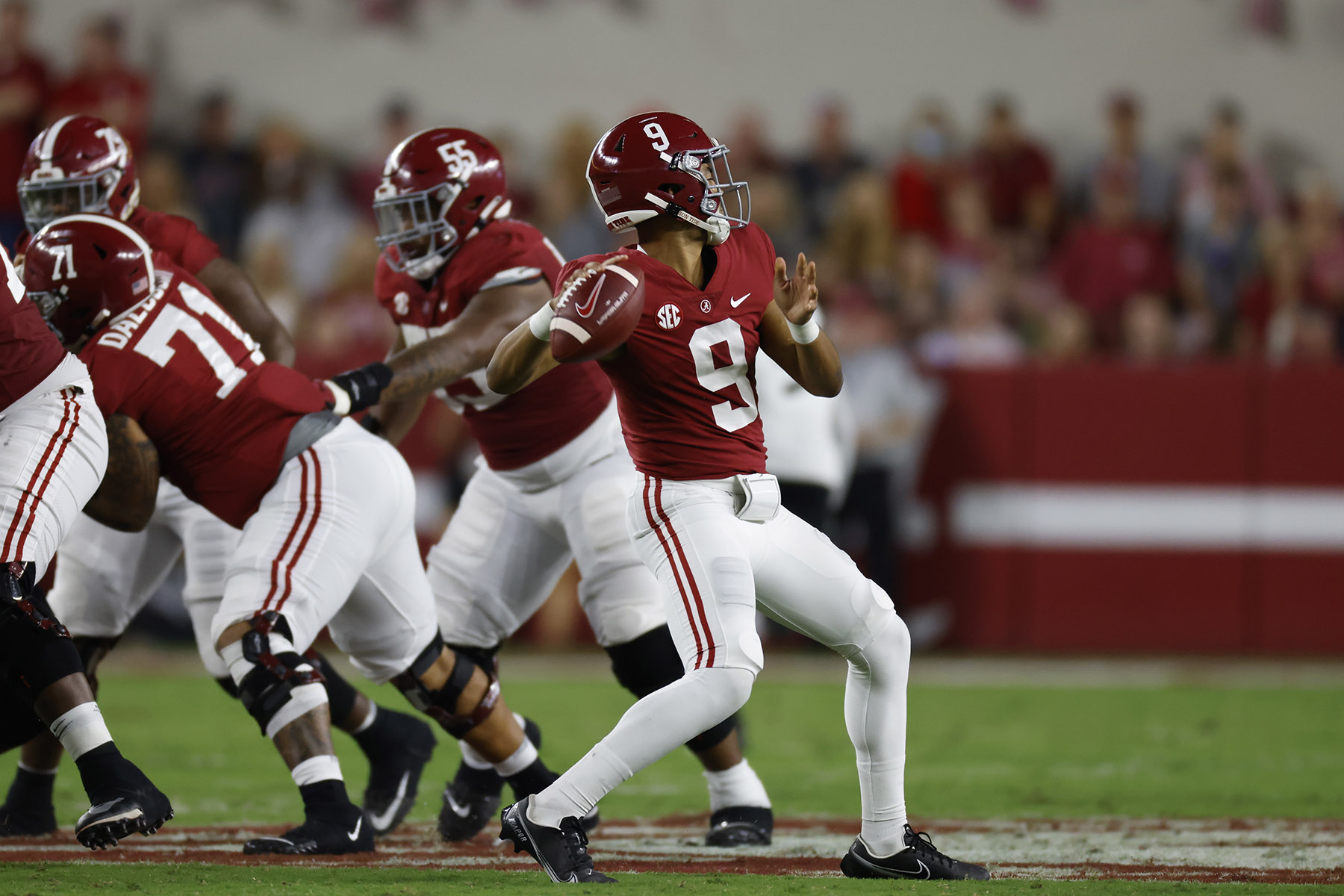 Jameson Williams impressed Tide fans with his speed in win over