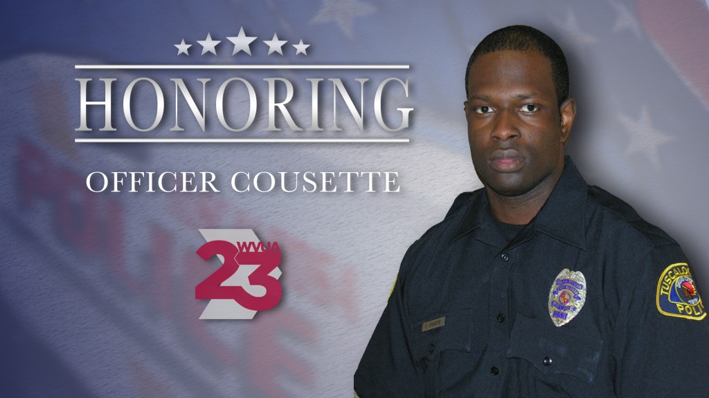 Honoring Officer Cousette Graphic