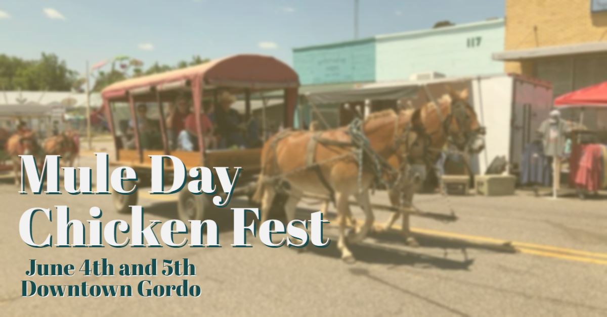 Gordo Mule Day and Chicken Fest This Weekend WVUA 23