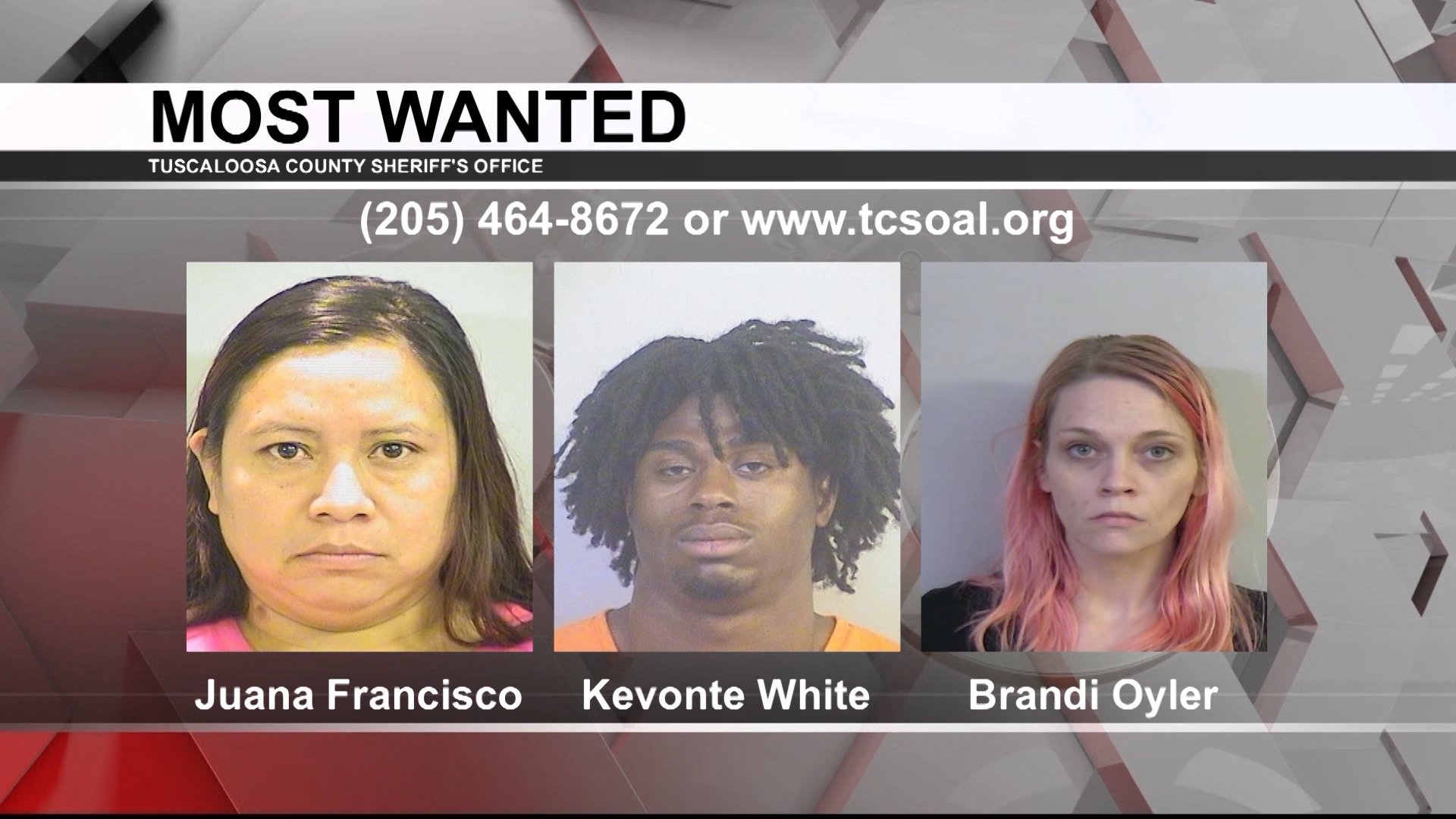 Tuscaloosa’s Most Wanted: Jan. 5, 2022 - WVUA 23