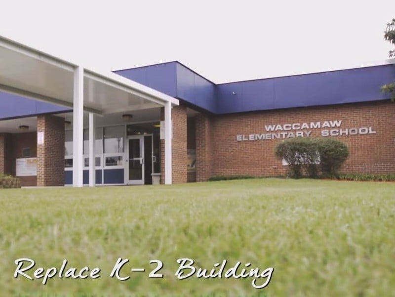 Waccamaw Elementary building replacement on list of capital needs.