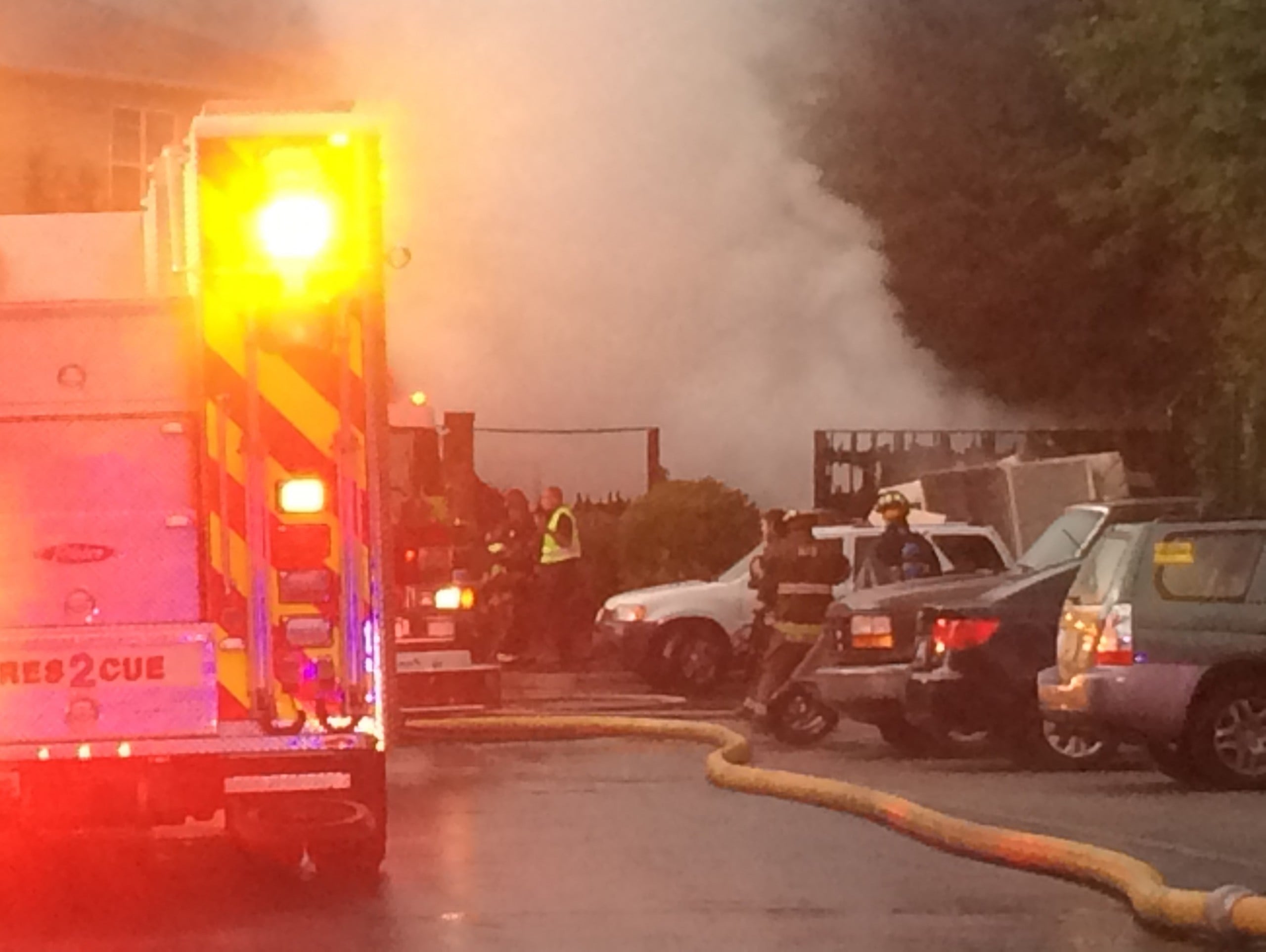 Dumpster catches fire in apartment complex - WWAYTV3