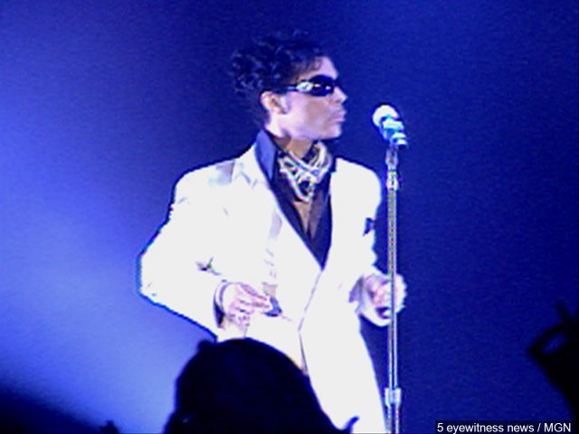 Prince performs at Madison Square Garden on Feb. 8