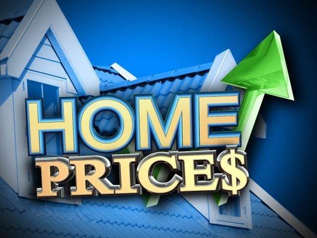 Home prices up