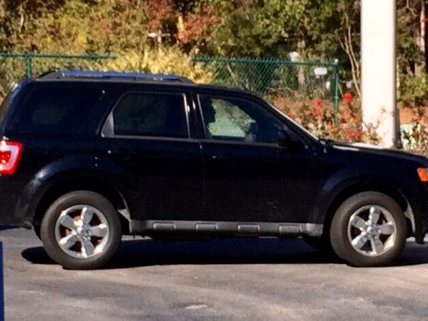 Surveillance photo of PNC Bank robbery suspects SUV (Photo: Brunswick Co. Sheriff's Office)