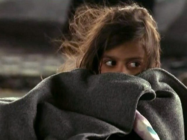 A Syrian child refugee in December 2013 (Photo: MSNBC)