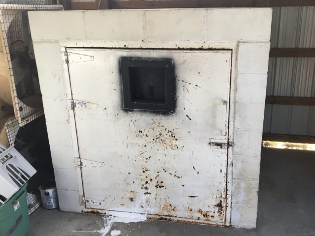 The gas chamber at Columbus County Animal Control