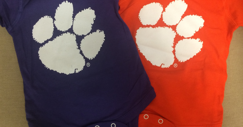 Clemson Baby Onesie