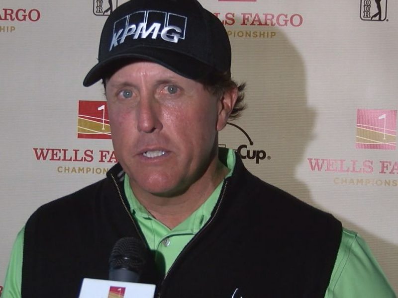 Phil Mickelson after Wells Fargo Championship on May 7