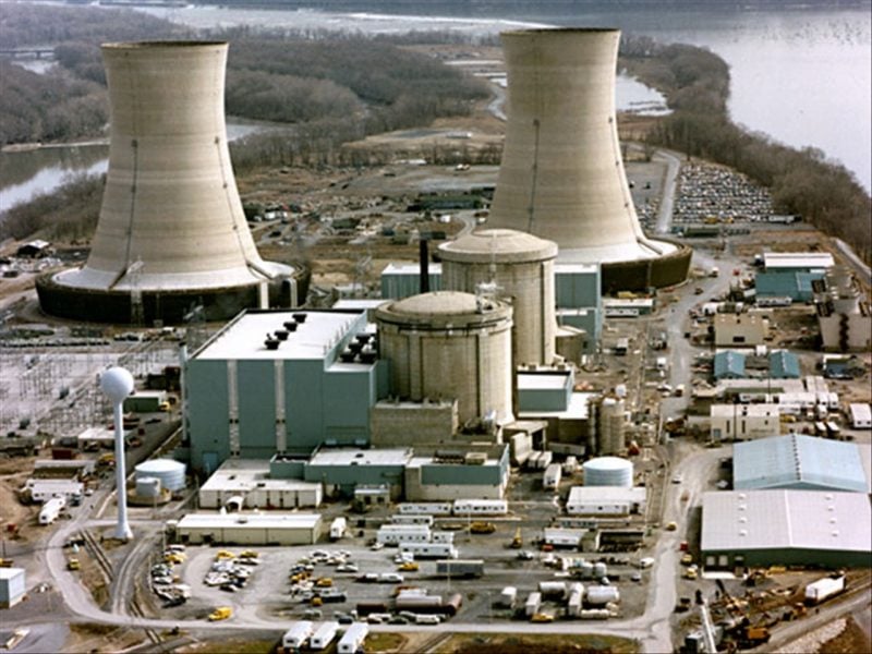 Three Mile Island Nuclear Generating Station (Photo: US Department of Energy)