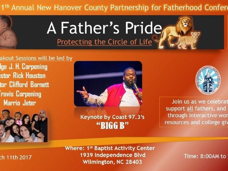 Event details on the Fatherhood Conference