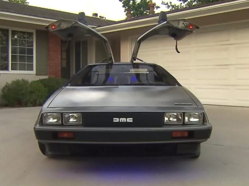 Spencer White's DeLorean is shown on May 29
