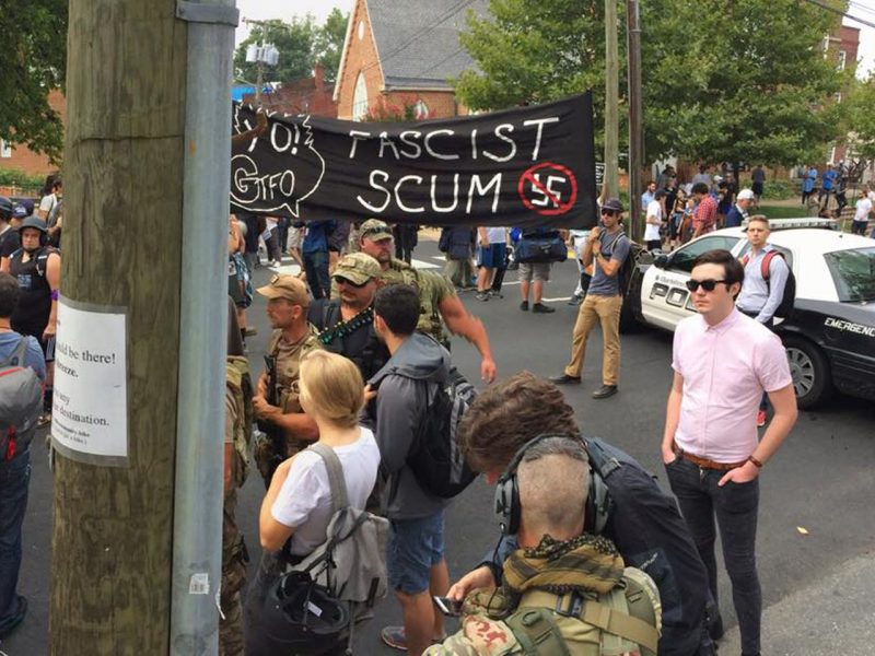 Hundreds Face Off Ahead Of White Nationalist Rally Wwaytv3