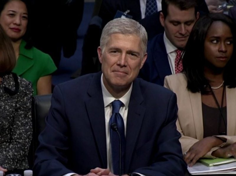Neil Gorsuch SCOTUS confirmation hearing