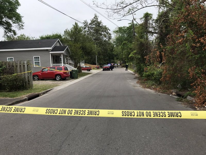 Wilmington Police investigate a shooting on Gores Row on April 18