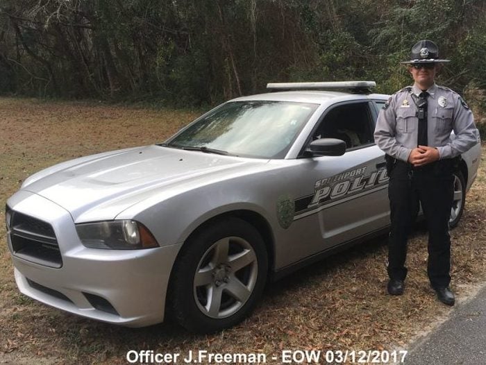 Ofc. Jason Freeman died in a car accident Sunday March 12