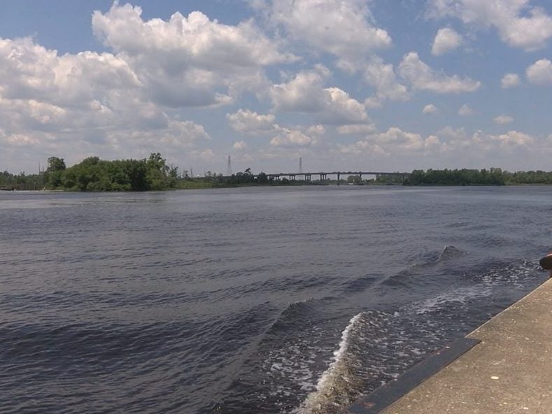 Cape Fear River on June 14
