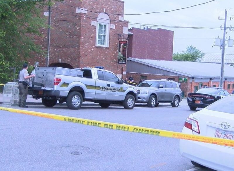 Police arrived to the scene of a homicide