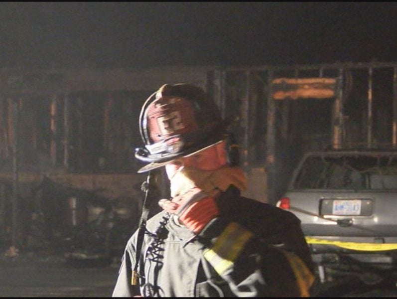 The Wilmington Fire Department responds to a fire on Francis Marion Drive on April 7