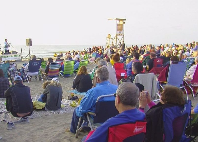 Loman says more than 600 people came out to experience the Sunrise Service and hopes even more people will come out to enjoy Easter at the beach in the future.